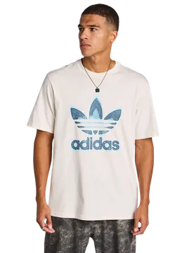 Men T-Shirts - Beige - Size M - Beige - Size: Medium - Adidas - FashionsVida