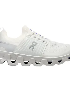 Cloudswift 4 Running Shoes Ivory / Wolf UK 10.5 Men - On Running - FashionsVida