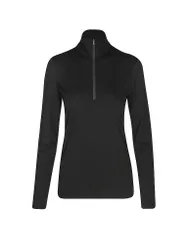 Camiseta interior de mujer con cremallera Oasis 200 negro XL