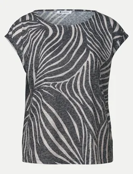Dropped Shoulder Shirt Schwarz 38 - Street One - FashionsVida