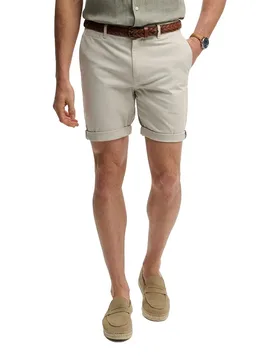 Pantaloni Chino Premium Regular Rainy Day Grey 30 - Superdry - FashionsVida
