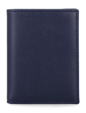 Comme des Garçons Wallet Unisex Mini Leather Bi-Fold Wallet with Card Slots and Bill Compartment
