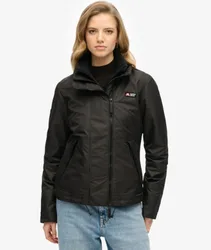 Superdry Damen Mountain Windbreaker Jacke Black - Größe: 44