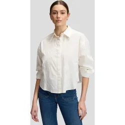 Camisa de mujer de manga larga a rayas
