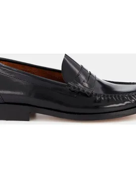 Mocasines de hombre en de piel con bordón y adorno de antifaz - Dustin - FashionsVida