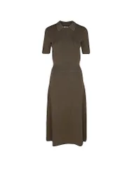 Midikleid dunkelgrün XS damen