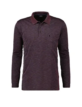 Ragman Poloshirt rouge foncé M - Ragman - FashionsVida
