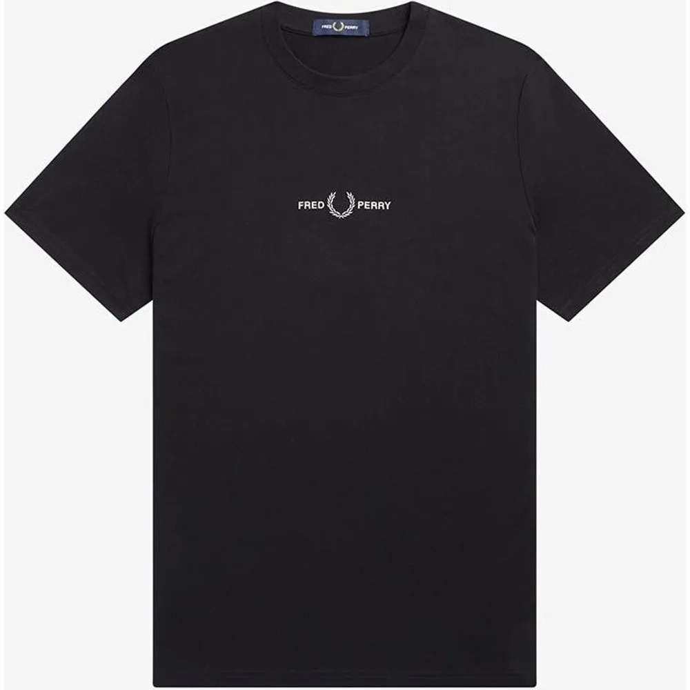 Camiseta de hombre manga corta con cuello redondo - Fred Perry - FashionsVida