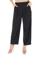 Dixie Pantalone con pinces NERO S