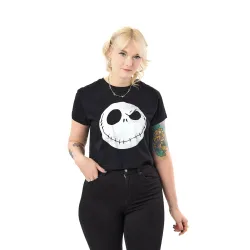 Cropped Short Sleeved T-Shirt Black Official - Black - Size: XL