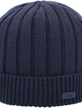 Knitted Herren Mütze, schwarz U