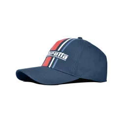 Mens Navy Stripe Cap - Male - Navy - One Size