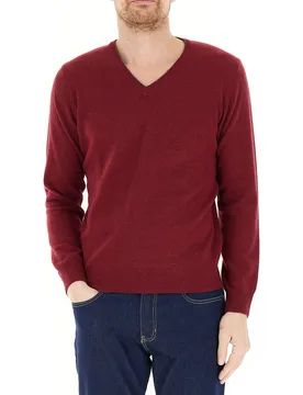 Maglione misto lana BORDEAUX XXL - PREMODE - FashionsVida
