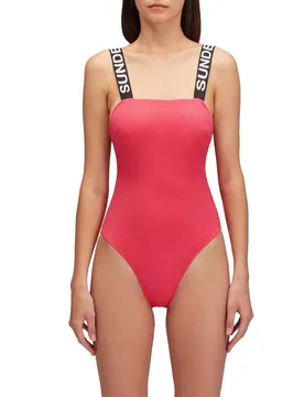 Costume Da Bagno Marylin Logo Elastic One-piece Pitaya S
