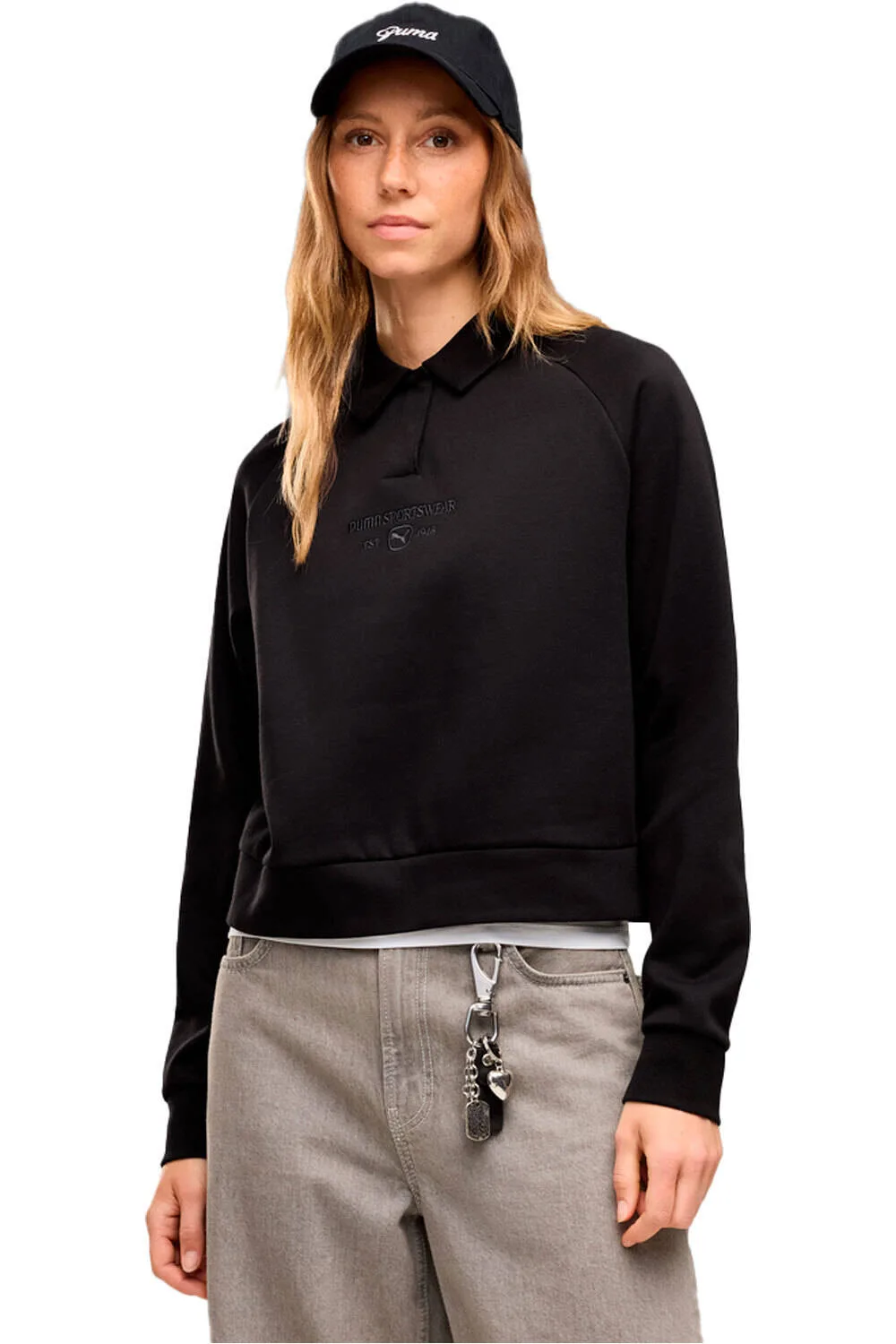 Puma class sudadera mujer Negro (S) - Puma - FashionsVida