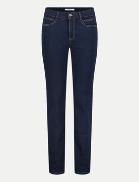 Straight Fit Jeans mit Label-Patch Blau 42/32