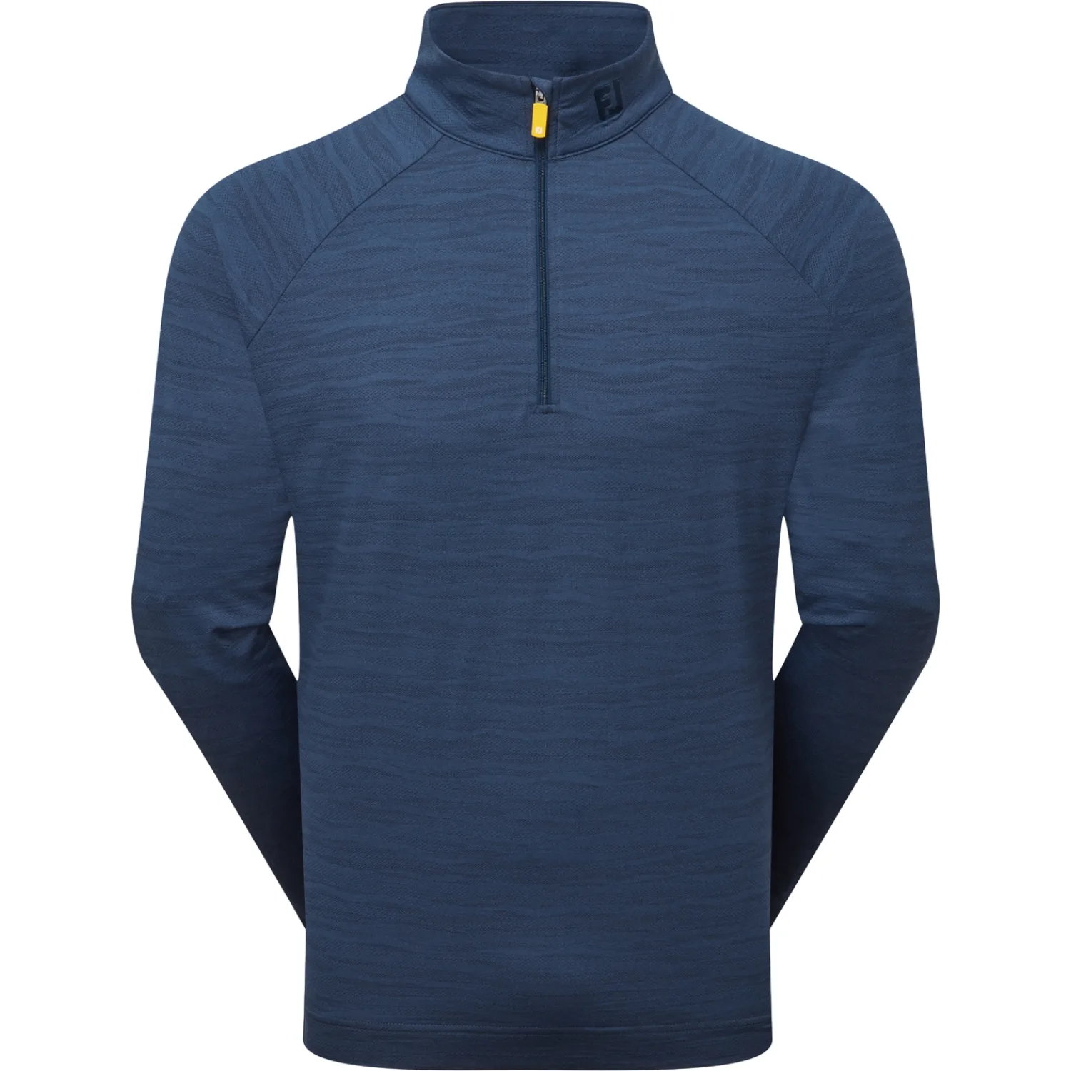 Layer Wave Jacquard Chill-Out 1/4-Zip, navy s - FootJoy - FashionsVida