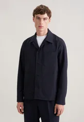 Regular Jacke Uni Blau XL