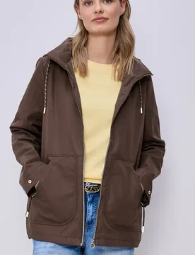 Street One Parka female Braun - Street One - FashionsVida