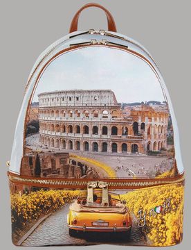 Zaino donna stampa città funzionale elegante tasche multiple regolabile