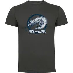 Shrimp Short Sleeve T-shirt Dark Grey L Men