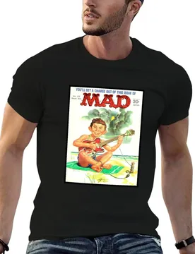CLASSIC 1960'S MAD MAGAZINE COVER ART, GUITAR PLAYING NEUMAN! T-Shirt t shirts for man cotton funny T-Shirt - Aliexpress - FashionsVida