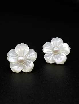 Shell Flower Brooch White Pearl Women’s Fashion Collar Pin V-neck Corsage Secure Closure Elegant Wedding Jewelry Gift Accessory - Aliexpress - FashionsVida