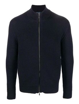 Drumohr Cardigan con tasche e zip
