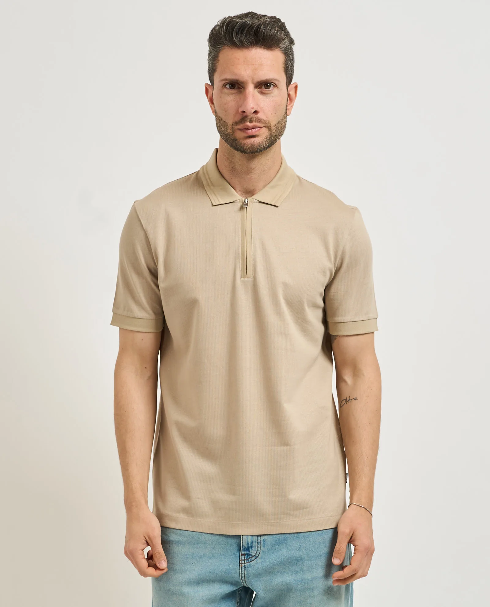 BOSS T-shirt e Polo Beige - BOSS - FashionsVida