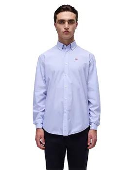 Camicia A Maniche Lunghe Terra Stripe L - Napapijri - FashionsVida