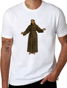 Saint Francis of Assisi T-Shirt t shirts cotton 100% graphic t shirts for man T-Shirt - Aliexpress - FashionsVida