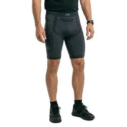 Leggings Corti Xceed Run Black / Rhino Grey M