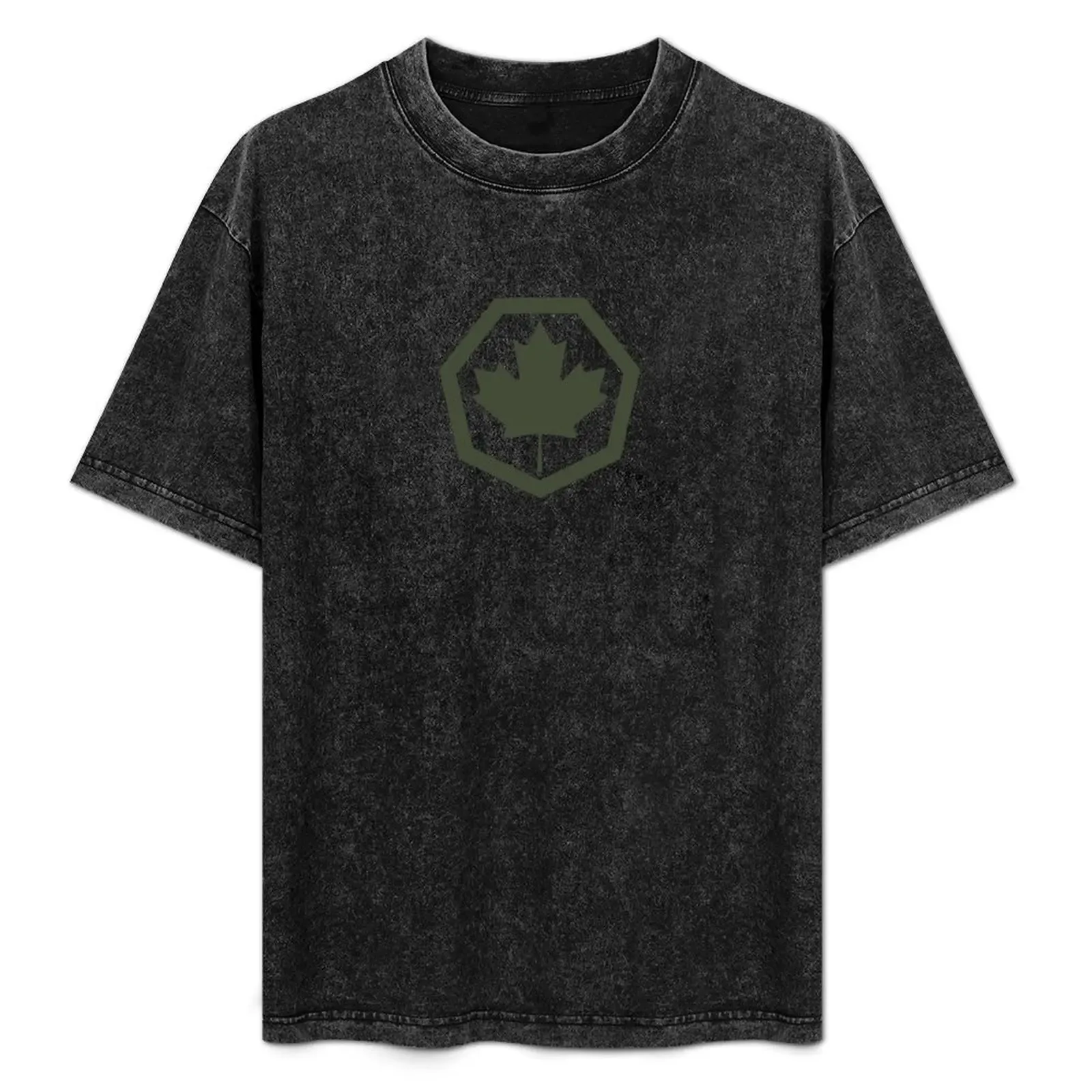Canadian Heptagon T-Shirt Regular Fit Plain Tee Shirt - Aliexpress - FashionsVida