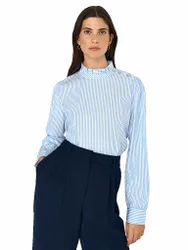 T-shirt blouse bleu clair 36