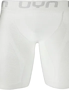 Position+ UW Long LEG 9 Inch Herren Unterhose, weiß S/M