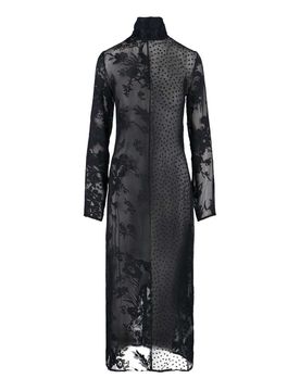 Vestito Maxi In Misto Seta