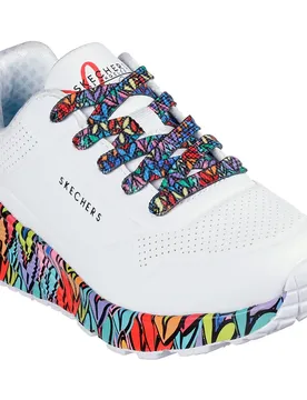 Sneaker Uno Lite Subtle Love White Synthetic / Multi Trim EU 32