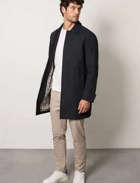 Navy Classic Mac Jacket - Navy - Size: S - Burton - FashionsVida
