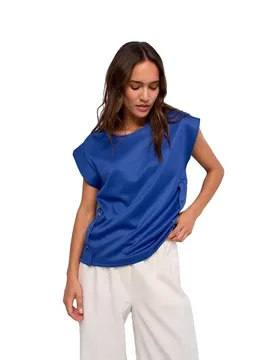 T-shirt à Manches Courtes 21012182 Dark Blue V1 XS