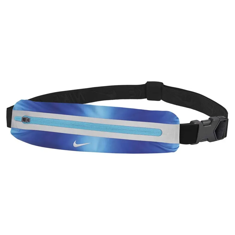 Slim 3.0 Printed Waist Bag Blue / Blue / Silver One Size unisex - Nike Accessories - FashionsVida