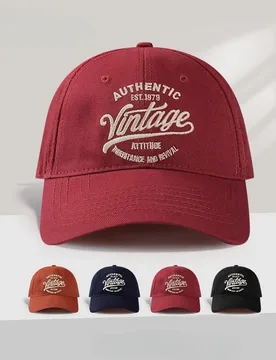 Unisex American Vintage Baseball Cap with Letter Embroidery - Adjustable Soft Top Retro Hat, Cotton Caps for Men and Women - Aliexpress - FashionsVida