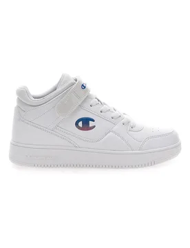 Snaekers mid-cut bianche con velcro RD15 MID G GS 38 - Champion - FashionsVida