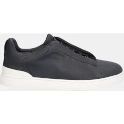 Caballero sport piel con cordones elásticos