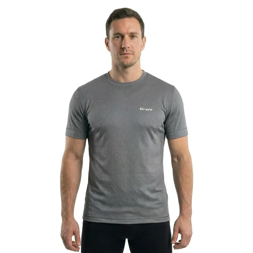 Termo Active Duo Skin 300 Short Sleeve T-shirt Graphite S Men - Graff - FashionsVida