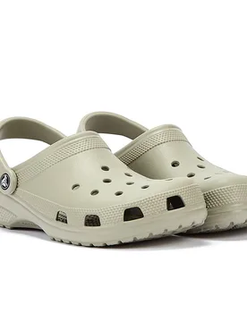 Unisex Classic Elephant Grey Clogs - Size Uk 7.5 - Crocs - FashionsVida