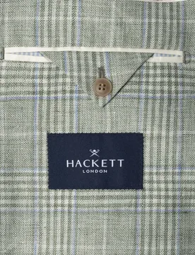 Americana de hombre lino príncipe de gales - Hackett - FashionsVida