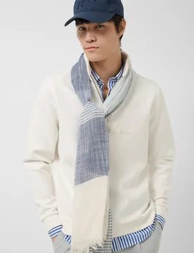 Fular de hombre rayas - Roberto Verino - FashionsVida