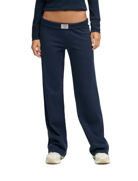 Joggers Athletics Essentials Fold Over Standard Navy XS - Superdry - FashionsVida