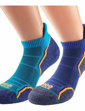 Run socklet 2p calcetines running Azul (M)