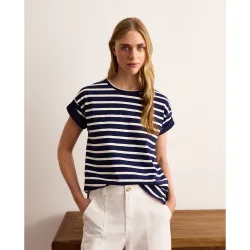 Camiseta de mujer a rayas